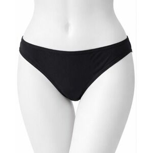 Arizona Jean Co Black Bikini Bottom XL NWT Solid Swimwear Low Rise